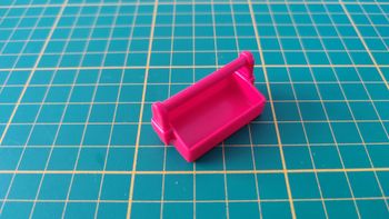 Caisse à outils rouge pièce détachée Playmobil #D54
