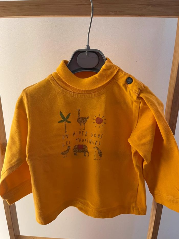 tee shirt manches longues 2 ans