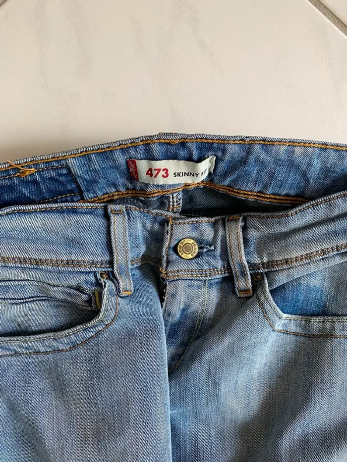 Lot de 2 jeans Levi’s - 473 Skinny & Classic Straight - Taille 36 - photo numéro 4