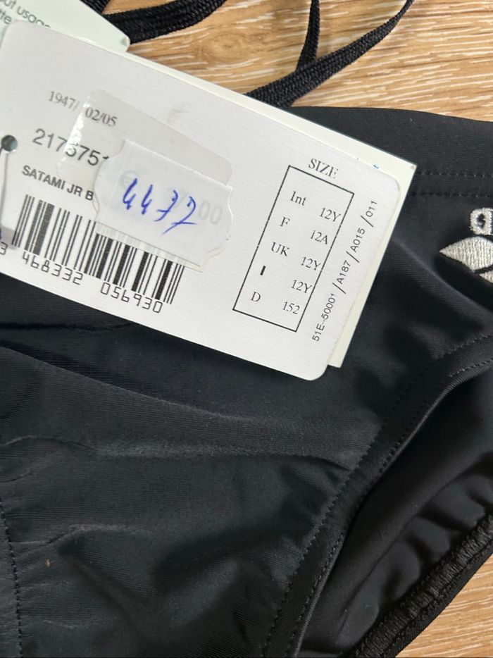 Slip de bain - maillot de bain natation garçon arena neuf 12 ans - photo numéro 4