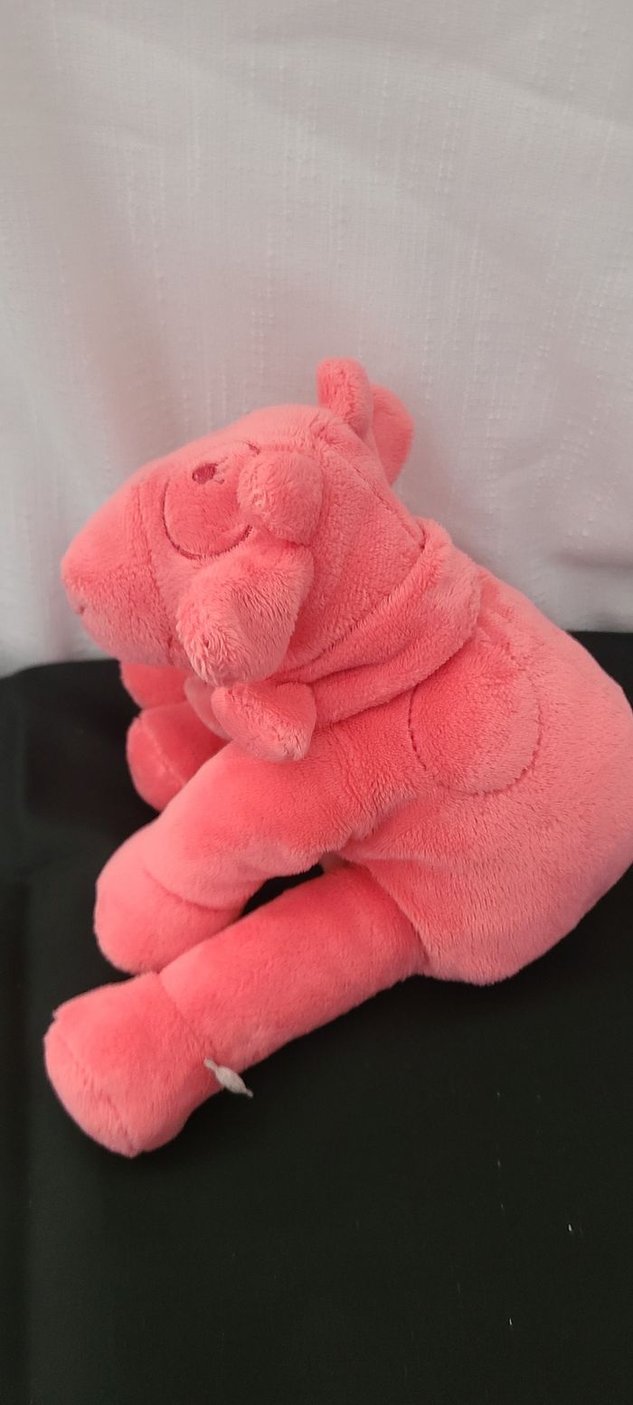 Doudou peluche vache rose noukie's - photo numéro 3