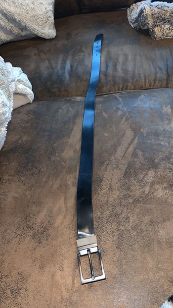 Ceinture noire et marron réversible Celio 90 cm