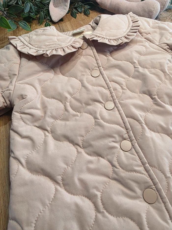 Veste mi-saison rose poudré Next 12-18 mois 86 cm - photo numéro 2