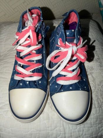 Baskets montantes fille