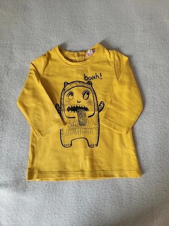 t-shirt manches longues
Du pareil au même 6 mois 67 cm