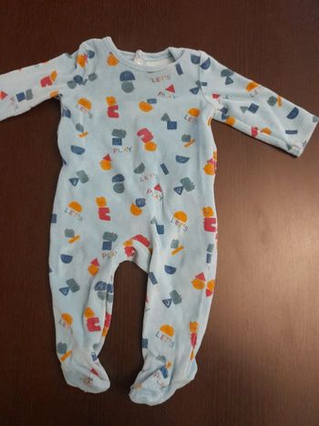 Pyjamas bleu clair 3 mois