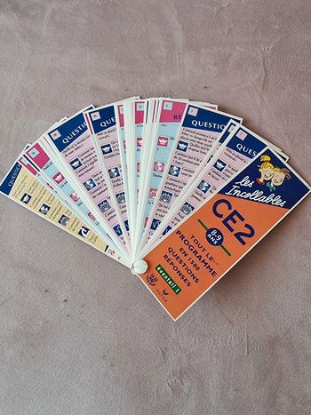 Les incollables - Tout le programme du CE2 - 8/9 ans : 1500 questions réponses éventail 1