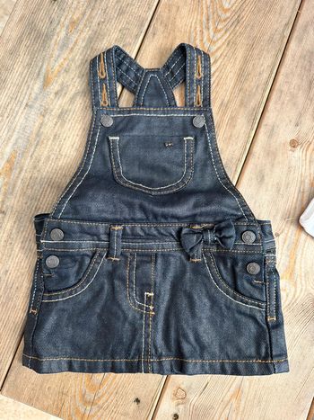 Robe salopette en jeans