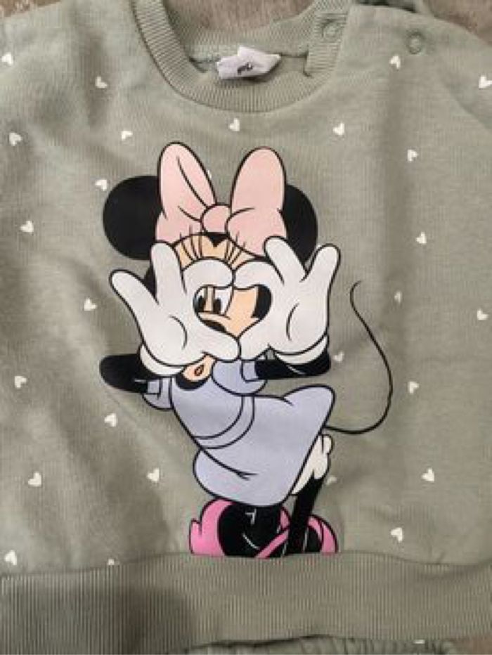 Ensemble jogging Minnie Disney 3/6 mois neuf - photo numéro 3