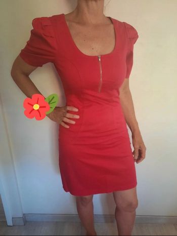 Robe rouge chic vintage T 36