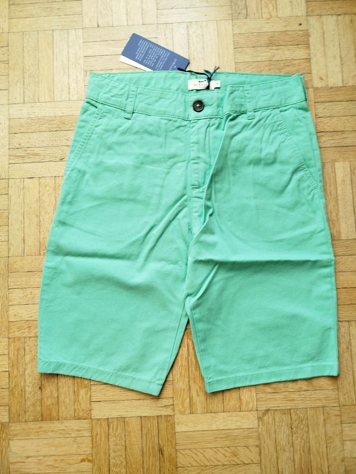 Short vert garçon 12 ans Cyrillus neuf - photo numéro 3