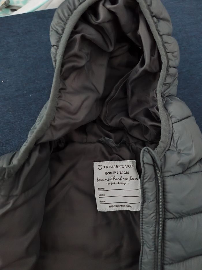 Doudoune bébé 0 a 3 mois