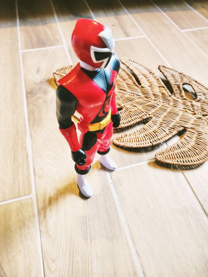 🙅 Power rangers ninja steel grande figurine du ranger rouge marque Bandai - photo numéro 4