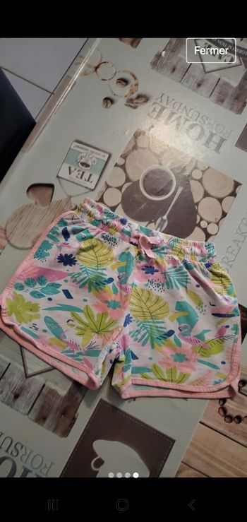 Short fille Orchestra taille 8 ans