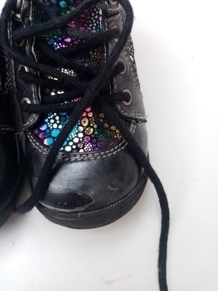Chaussure/bottine noir /multicolore, T22, Bellamy - photo numéro 5