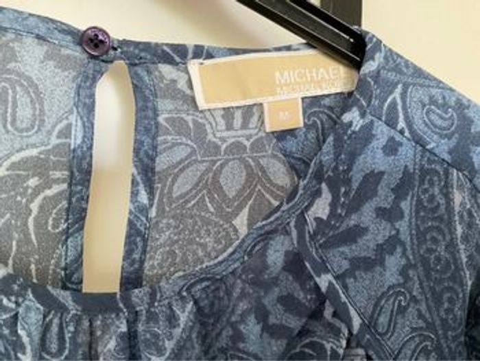 Blouse bleu Michael Kors - photo numéro 3