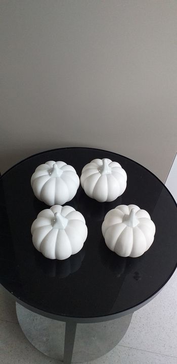 Lot de 4 citrouille lumineuse