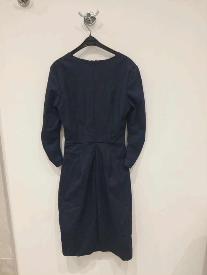 Robe femme droite bleu marine ZARA tXS - photo numéro 2