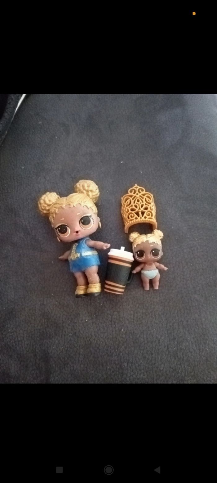 Poupée lol et sa petite soeur