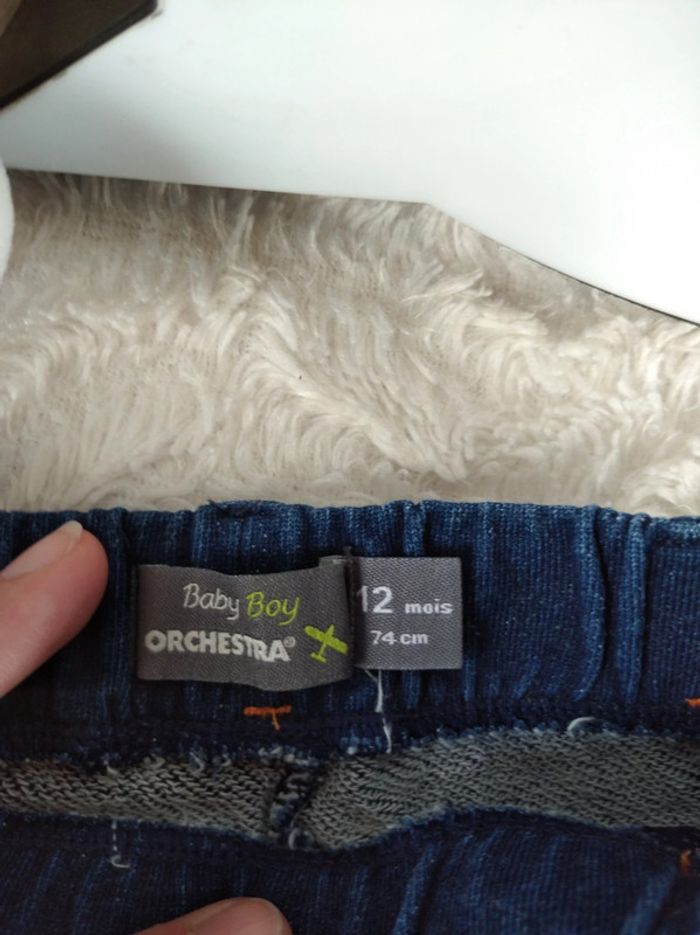 Short Garçon 12 mois Orchestra 100% coton - photo numéro 5