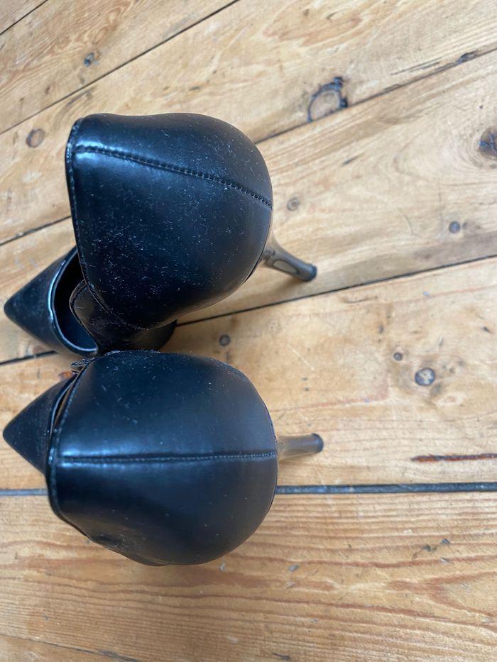 Escarpins noir talons aiguilles 38 Mosquitos - photo numéro 5