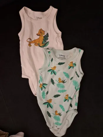 Lot de 2 bodies Simba