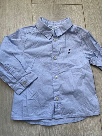 Chemise bleue jacadi 12 mois