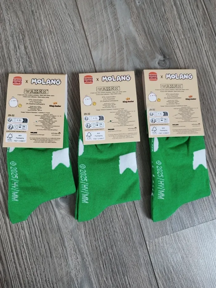 Lot de 3 paires de chaussettes Molang - photo numéro 2