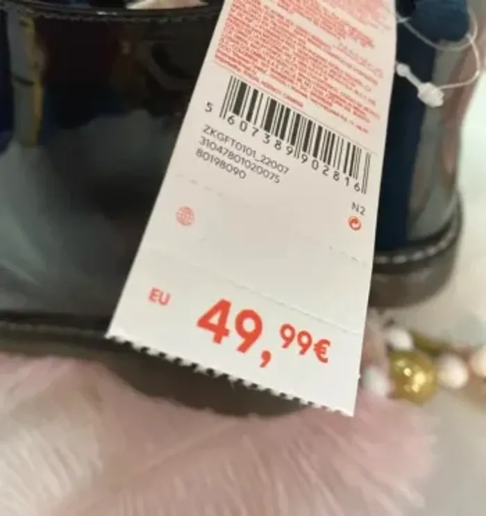 Bottines vernis fille - bleu - neuf - Zippy - Taille 28 - photo numéro 6