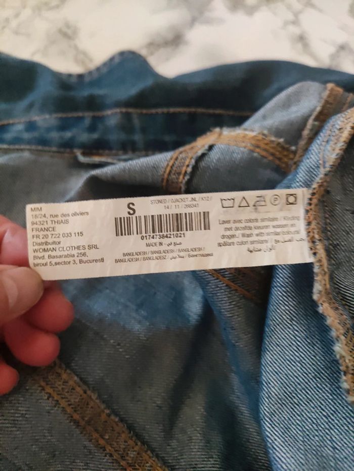 Veste en jean taille 12 ans - photo numéro 8