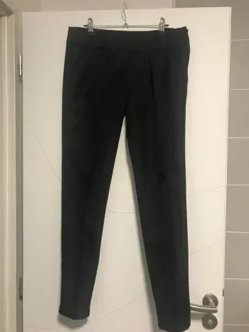 pantalon pinces femme jennyfer 38 noir satiné