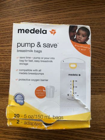 Sachets de récolte et conservation du lait maternel Medela