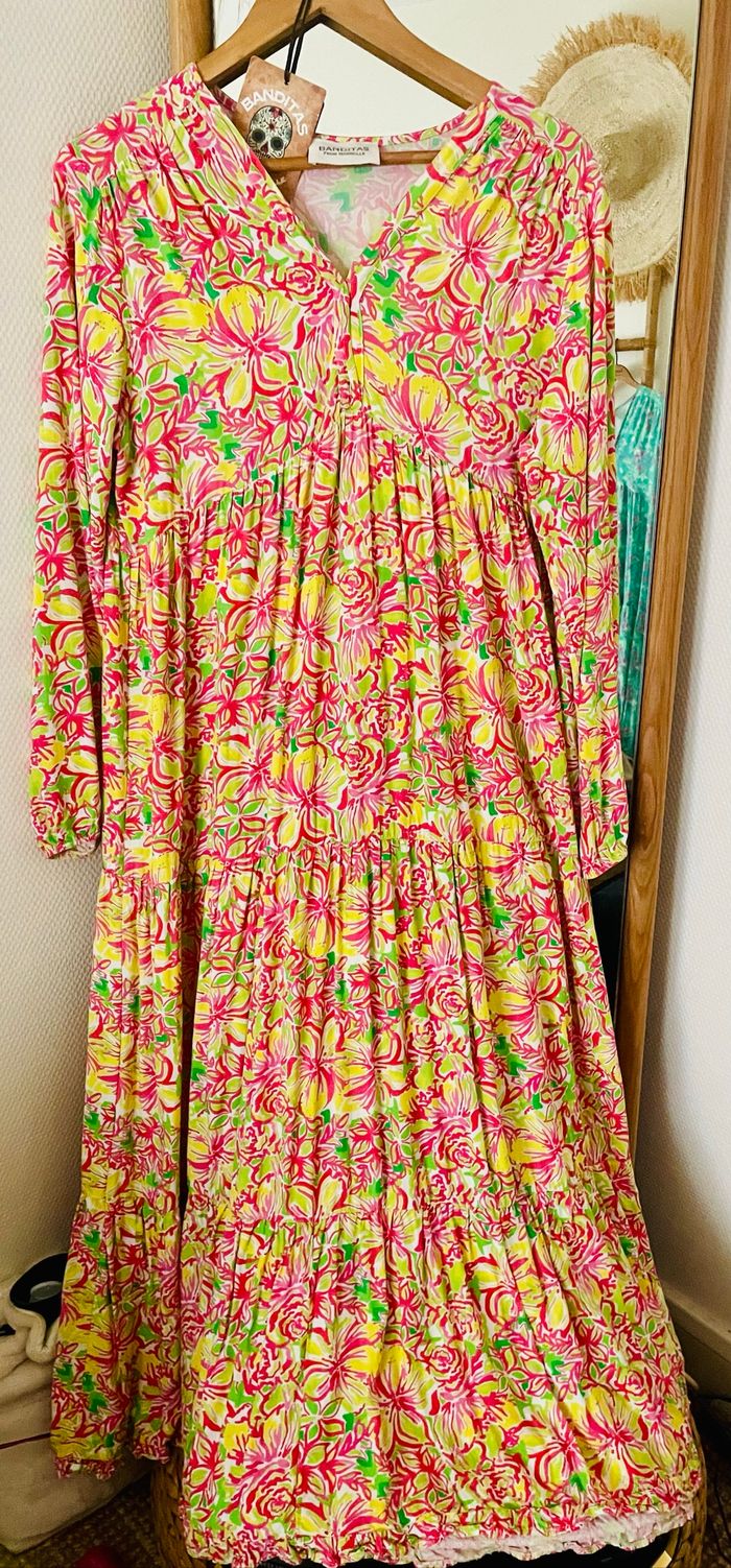 Robe Banditas fleurie 42/44🌺 - photo numéro 4