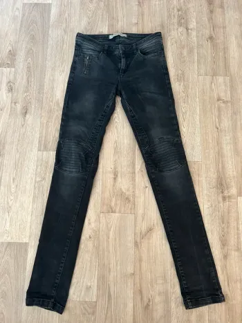 IKKS, jean gris, slim femme, taille US 28/FR. 38.