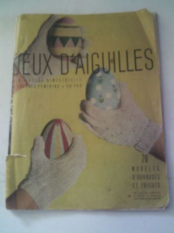 Livre jeux d'aiguilles vintage