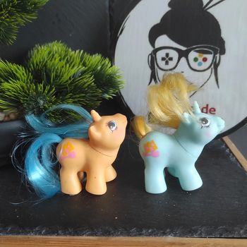 G1 My Little Pony mein kleines TIC pAT Sandcastle Shovels Twin #geektradeponeyg1