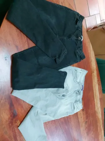 2 jeans taille haute