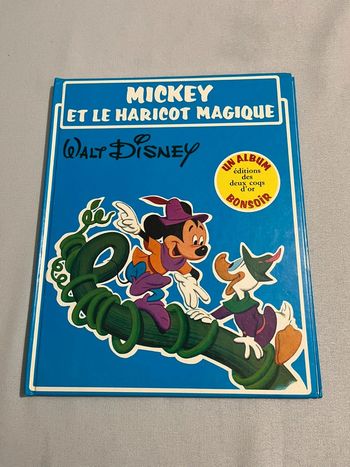 Livre Vintage Mickey et le haricot magique 1979