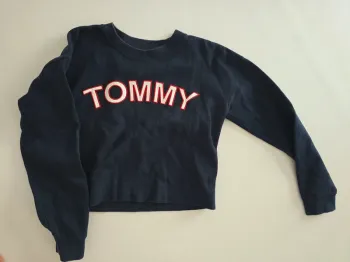 Sweat court Tommy bleu marine