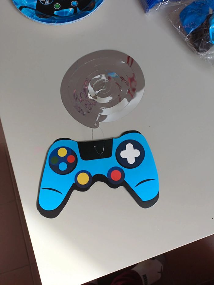 Lot anniversaire gamer gaming bleue - photo numéro 10