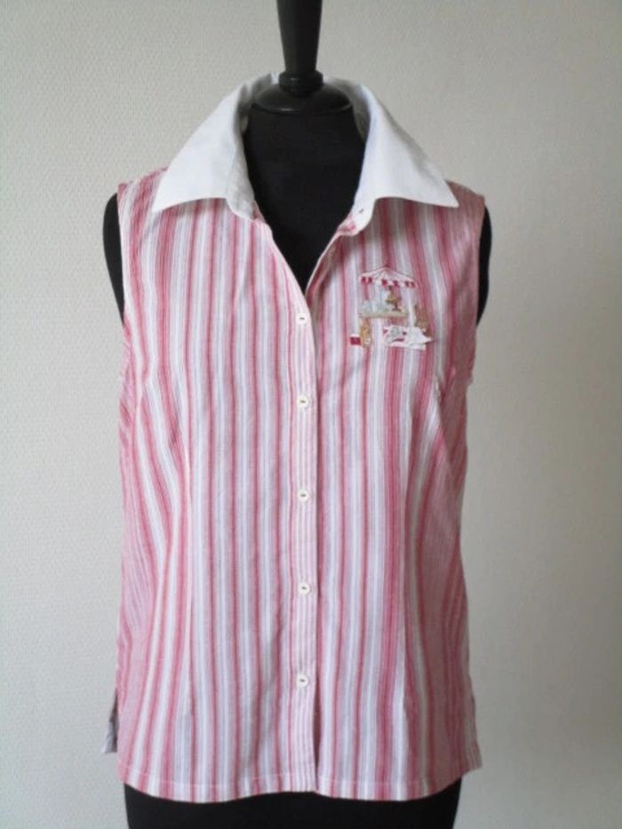 Chemise SM vintage brocante 36 TBE - photo numéro 2