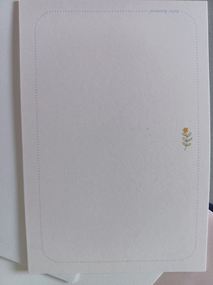 Lot de 5 cartes et enveloppes Rosemood - photo numéro 3