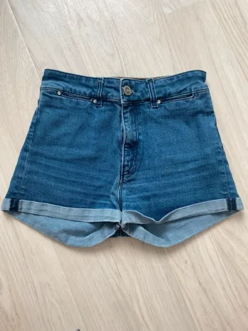 Short en Jean Taille Haute