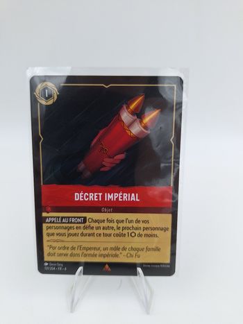 Carte Lorcana 131/204 FR chap. 4 : Décret impérial