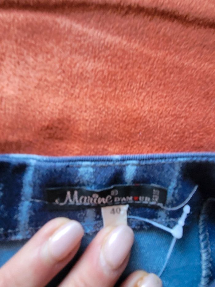 Robe jean T40 Marine d Amour paris - photo numéro 8