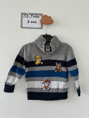 Pull pat patrouille - taille 3 ans 🌼