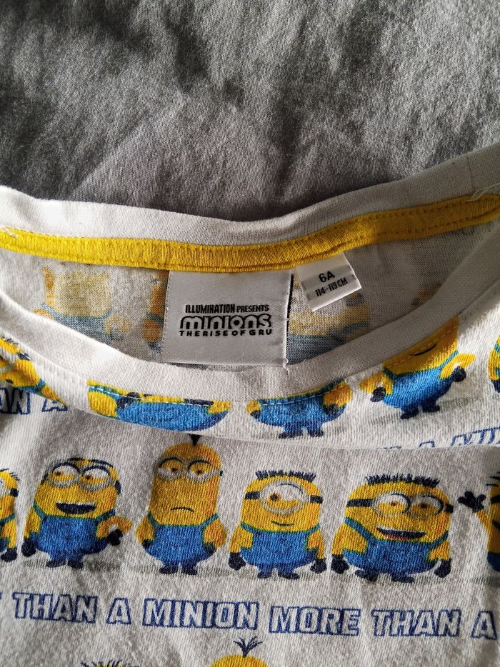 T-shirt Minions 6 ans - photo numéro 3