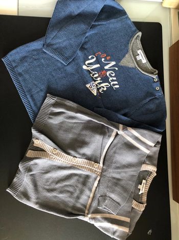 1 pull et 1 gilet 3 pommes