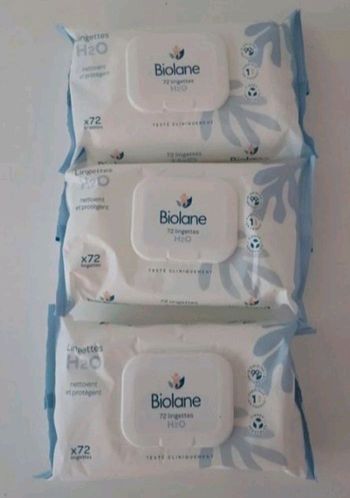 Lingettes biolane neuves 