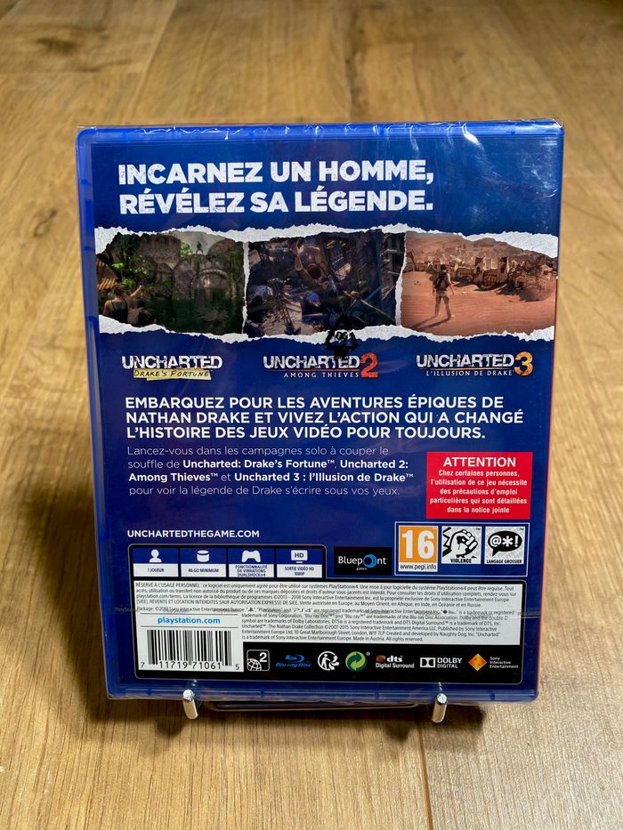 Uncharted the Nathan drake collection - PS4 / PS5 - jeu neuf - photo numéro 2